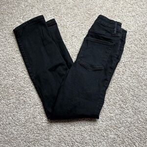 Good American Black Straight Leg Pants
